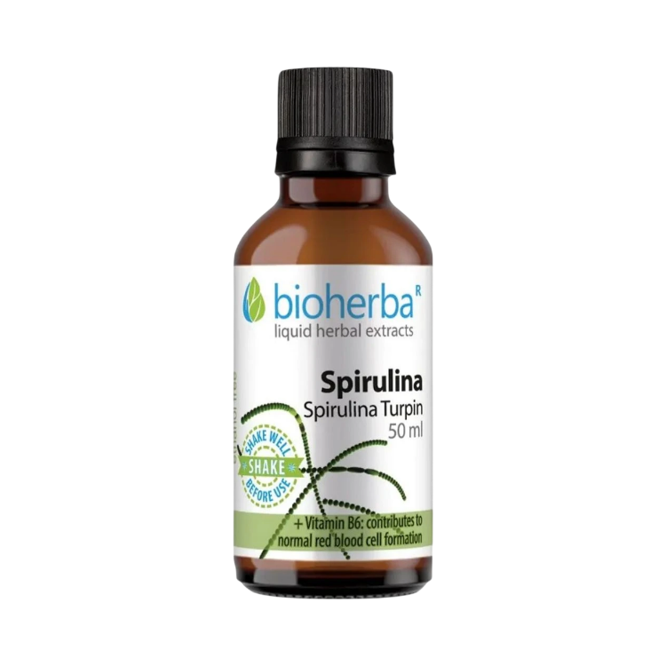 Kép Spirulina tinktúra cseppek B6-vitaminnal – 50 ml – Bioherba