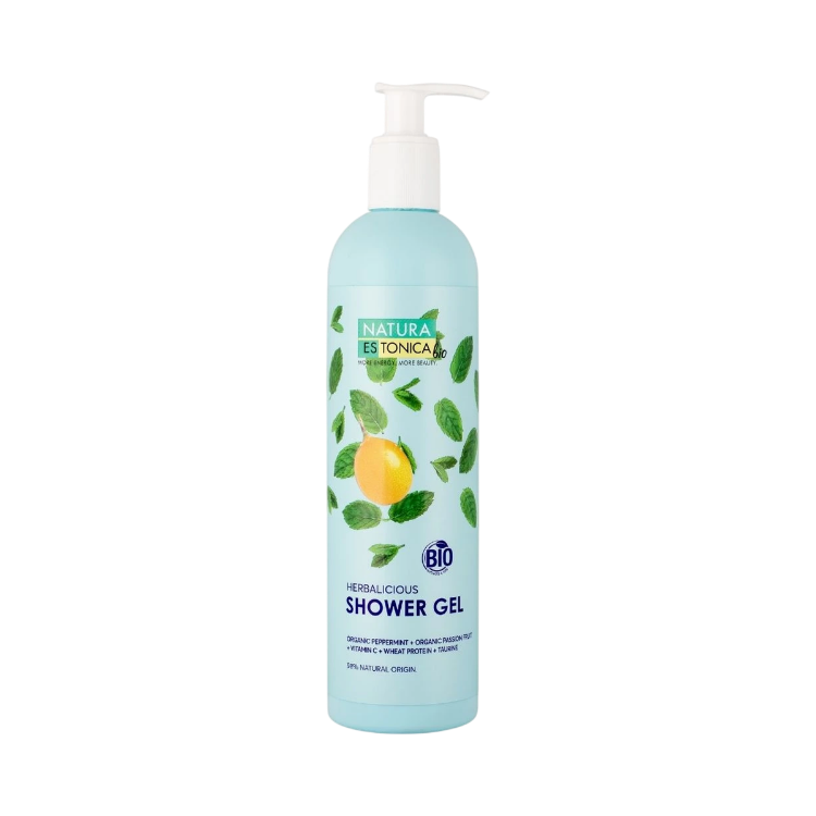 Kép Natura Estonica Herbalicious frissítő tusfürdő – 400 ml