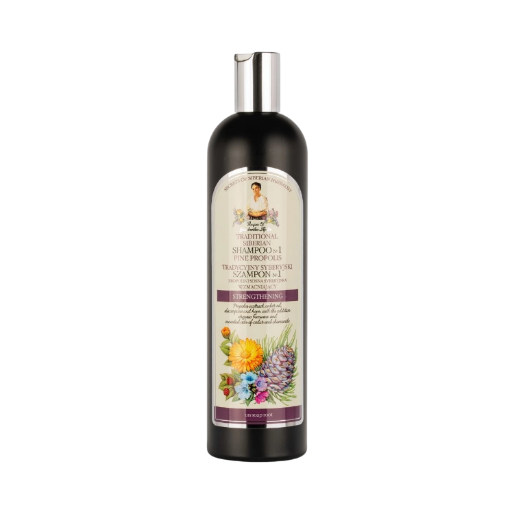 Kép Babička Agafia №1 hajsampon fenyőpropolisszal – 550 ml