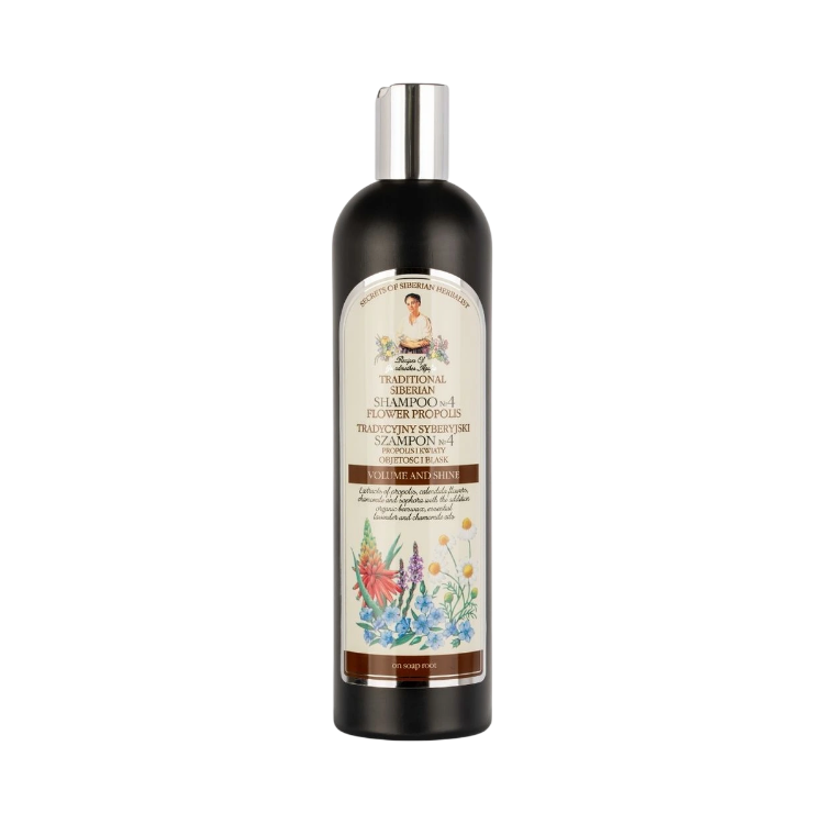 Kép Babička Agafia №4 virágpropoliszos sampon hajra – 550 ml