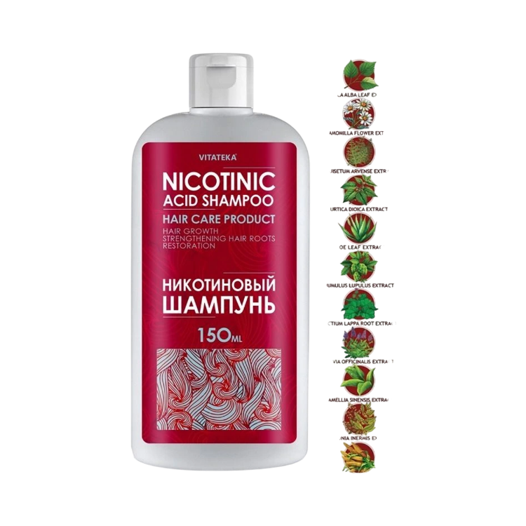 Kép Vitateka nikotinsavas sampon – 150 ml