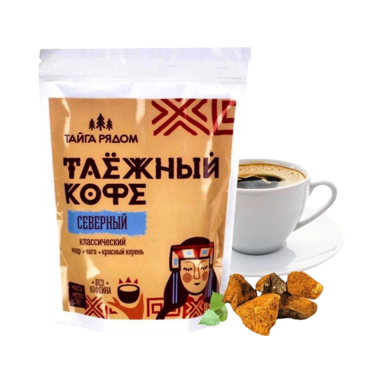 Kép Tajga kávé cédrussal, cikóriával, chagával és vörösgyökérrel – klasszikus – 130 g – Specialist