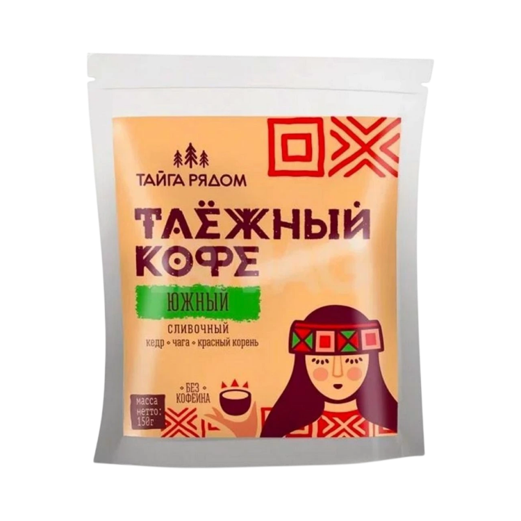 Kép Tajga krémes kávé cédrussal, cikóriával, chagával és vörös gyökérrel - 150 g - Specialist
