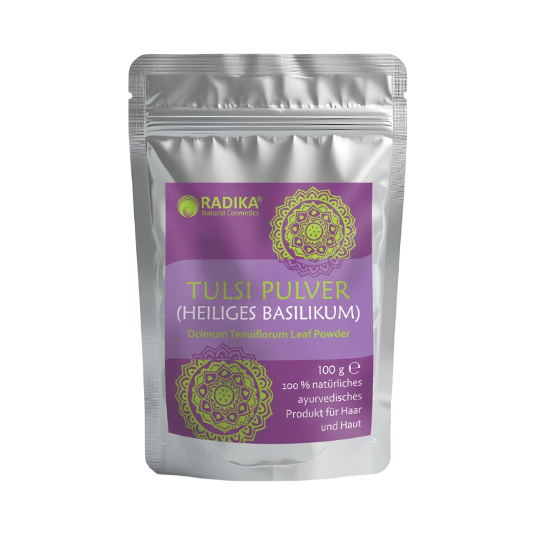 Kép Tulsi por (szent bazsalikom) – 100 g – Bioherba