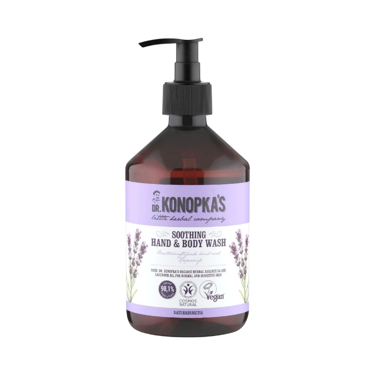 Kép Dr. Konopka's Dr. Konopka’s nyugtató kéz- és testlemosó gél – 500 ml