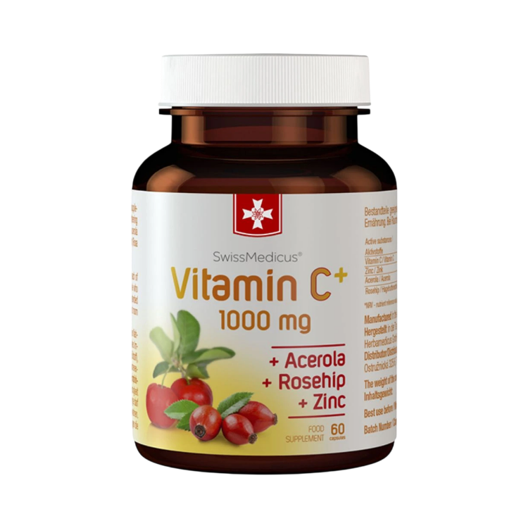 Kép Vitamín C+ 1000 mg - 60 kapszula - SwissMedicus