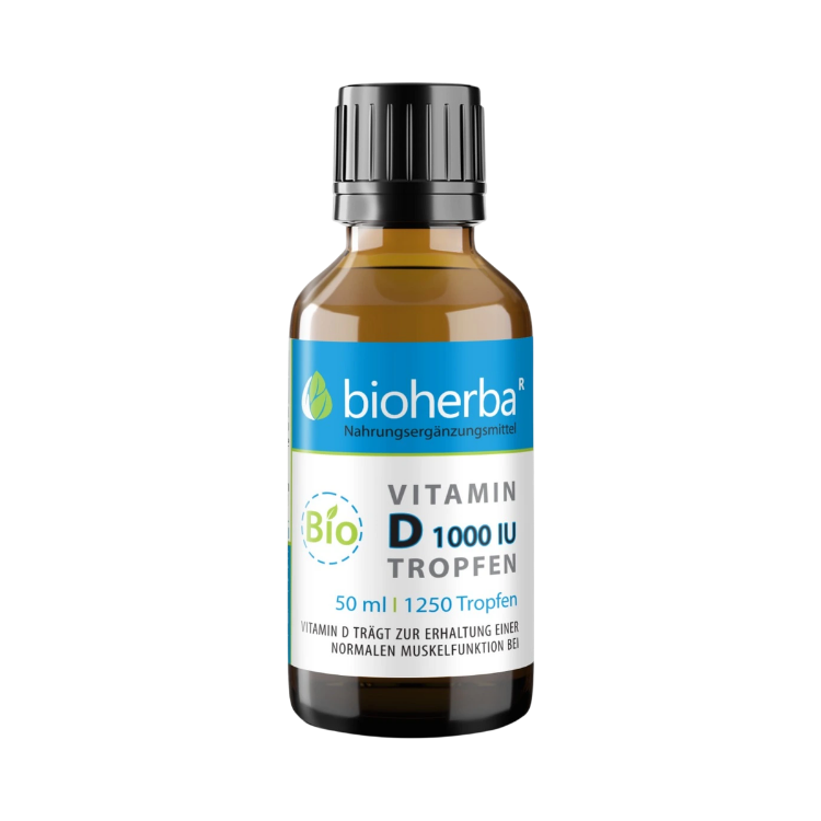 Kép D-vitamin cseppek 1000 NE (25 µg) - Bioherba