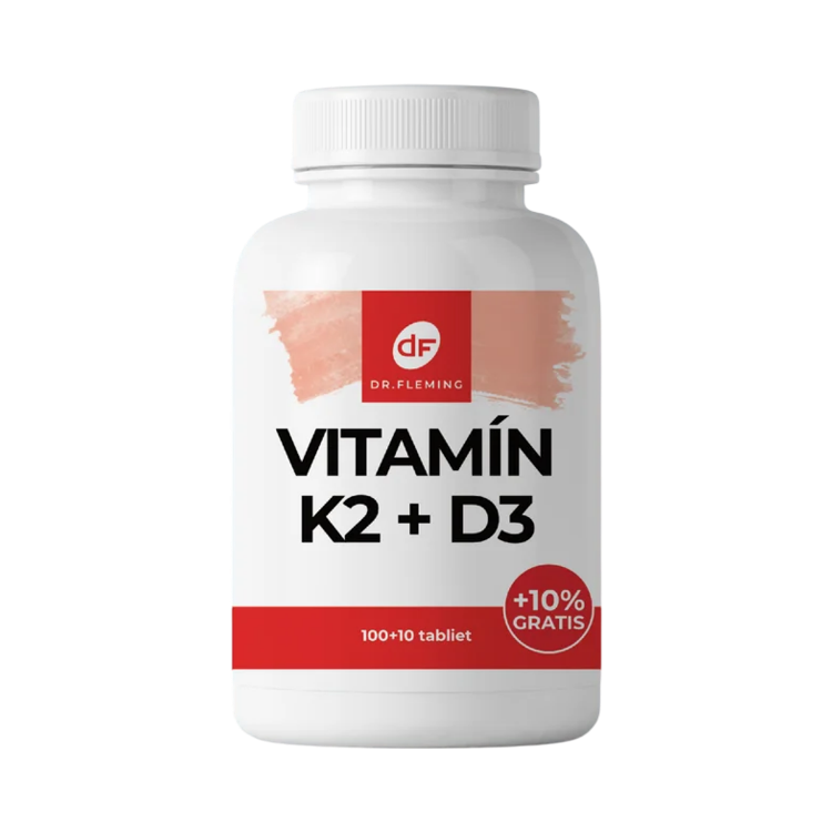 Kép Dr. Fleming K2-vitamin 100 µg + D3-vitamin 3000 IU – 110 tabletta
