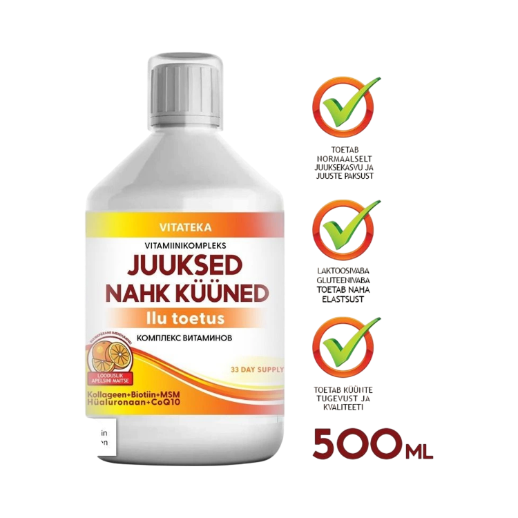 Kép Vitateka vitamin komplex hajra, bőrre és körmökre – 500 ml