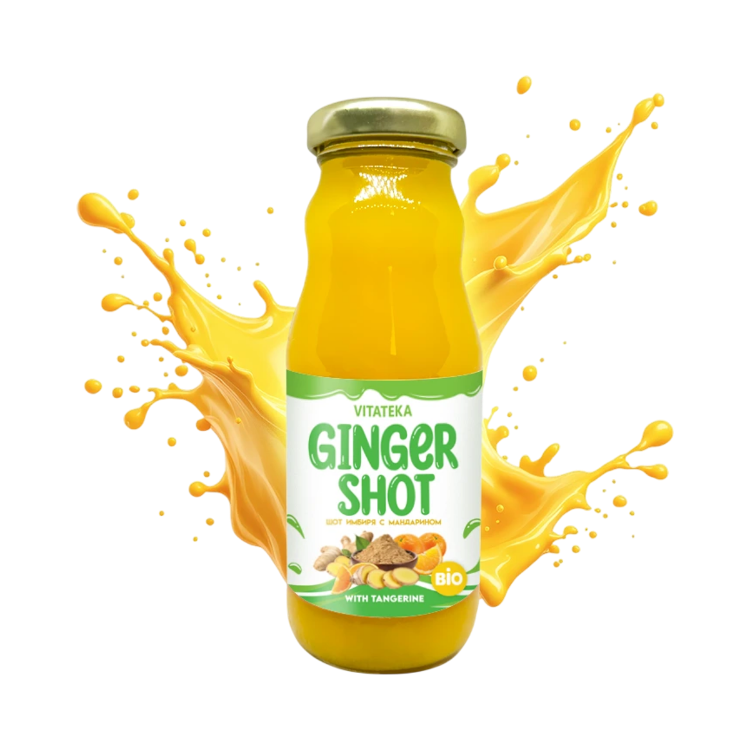Kép Gyömbéres shot mandarinnal – 200 ml – Vitateka