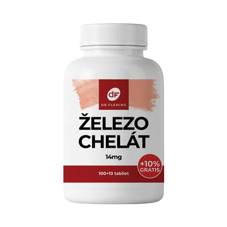 Kép Dr. Fleming Kelát vas 14 mg – 110 tabletta