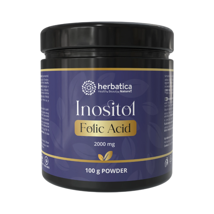 Kép Inozitol + folsav - 100 g por - Herbatica