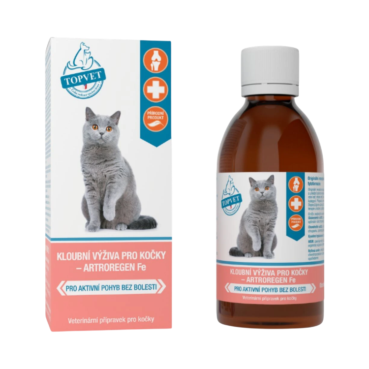 Kép Topvet ízületvédő készítmény macskáknak – Artroregen Fe 200 ml – Green idea