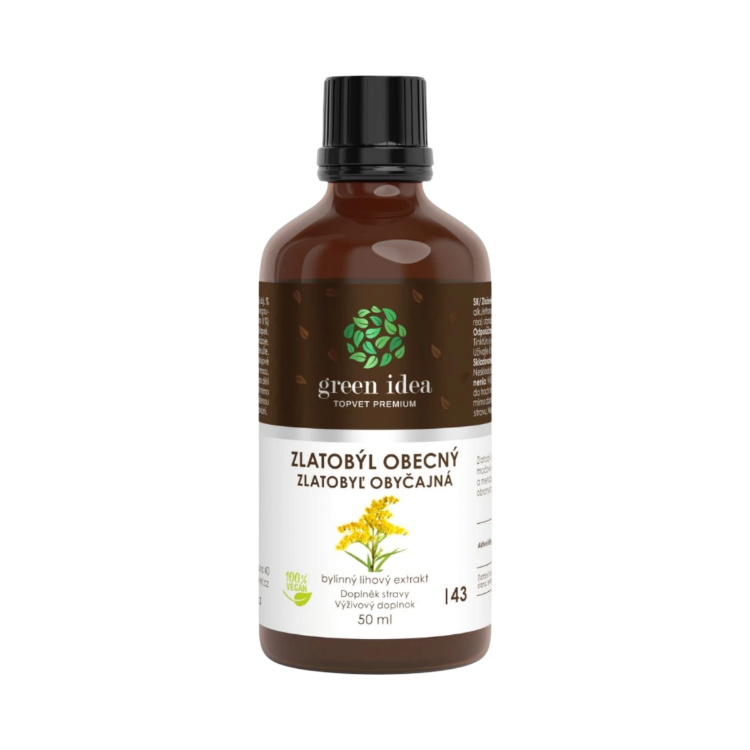 Kép Közönséges aranyvessző tinktúra – cseppek 50 ml – Green idea