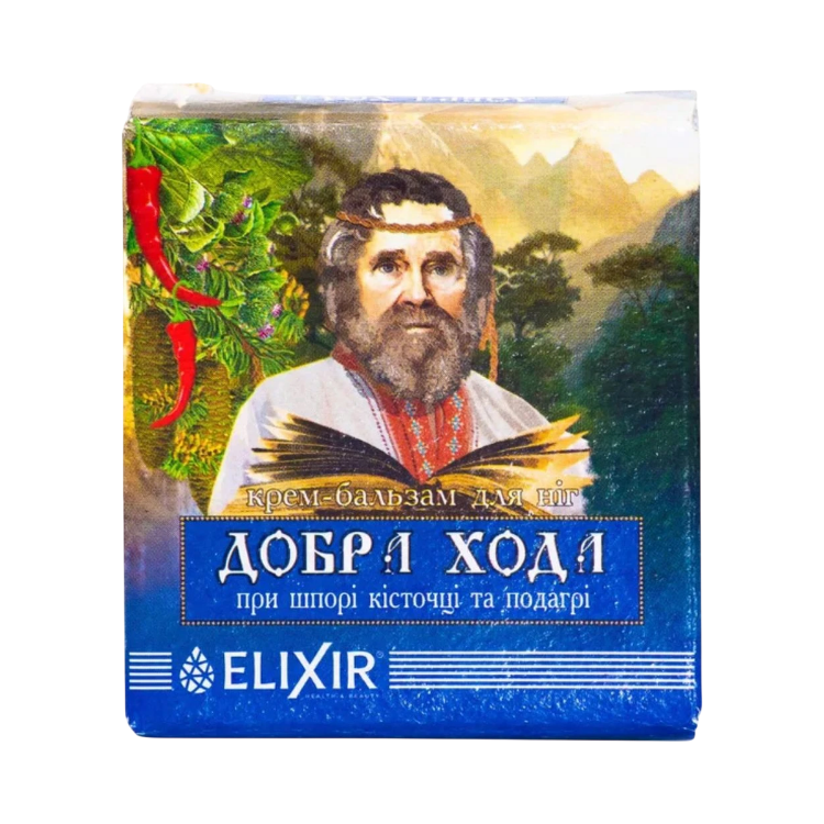 Kép Könnyű járás krémbalzsam saroksarkantyú, köszvény és bütyök esetére - 10 ml – Elixir