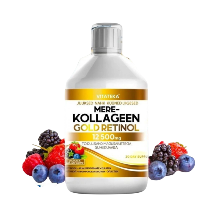 Kép Vitateka Gold tengeri kollagén retinollal 12 500 mg - 500 ml
