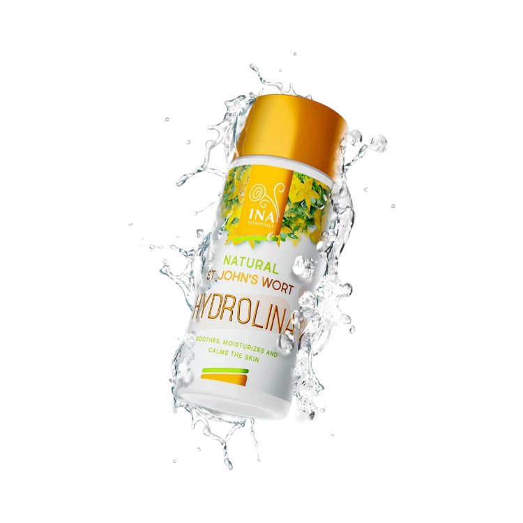 Kép INA Essentials HYDROLINA orbáncfűvíz pikkelysömörre hajlamos és irritált bőrre – 150 ml