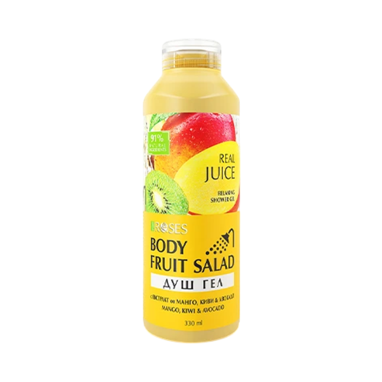 Kép FRUIT SALAD – Mango, kiwi és avokádó természetes tusfürdő 330 ml - NATURE OF AGIVA