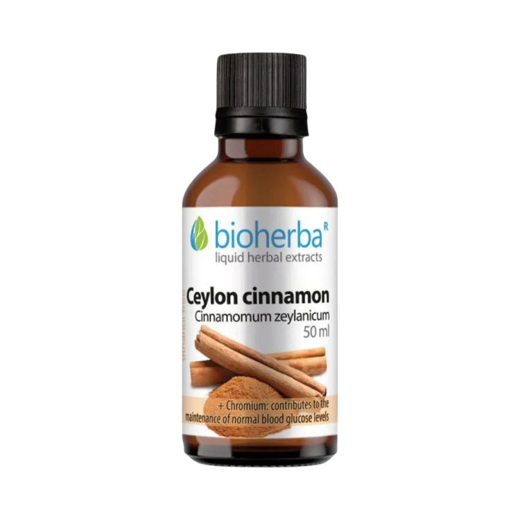 Kép Ceyloni fahéj tinktúra cseppek - 50 ml - Bioherba