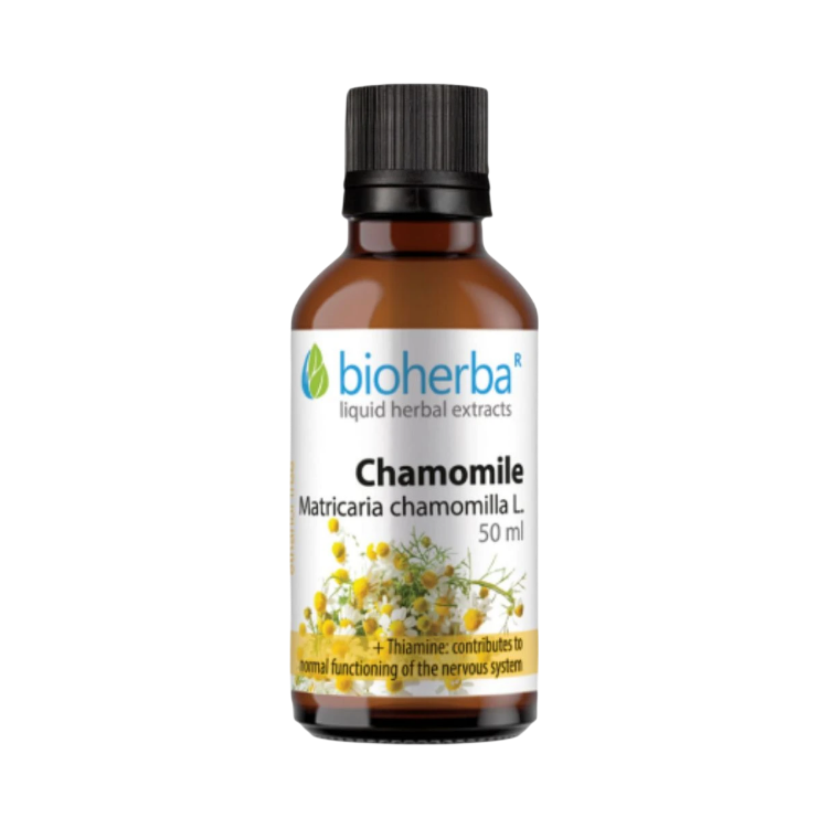 Kép Bioherba kamilla tinktúra cseppek – 50 ml