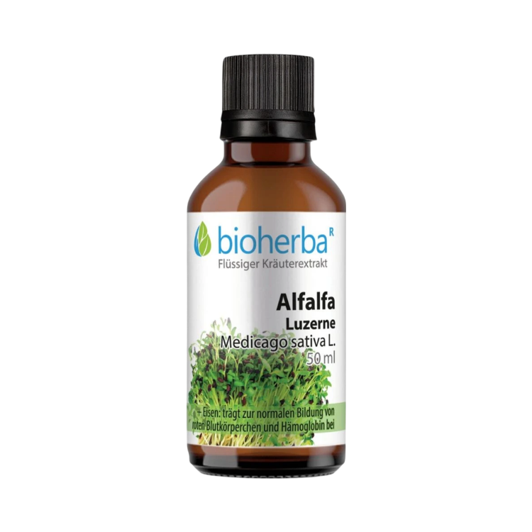 Kép Bioherba lucerna tinktúra cseppek – 50 ml