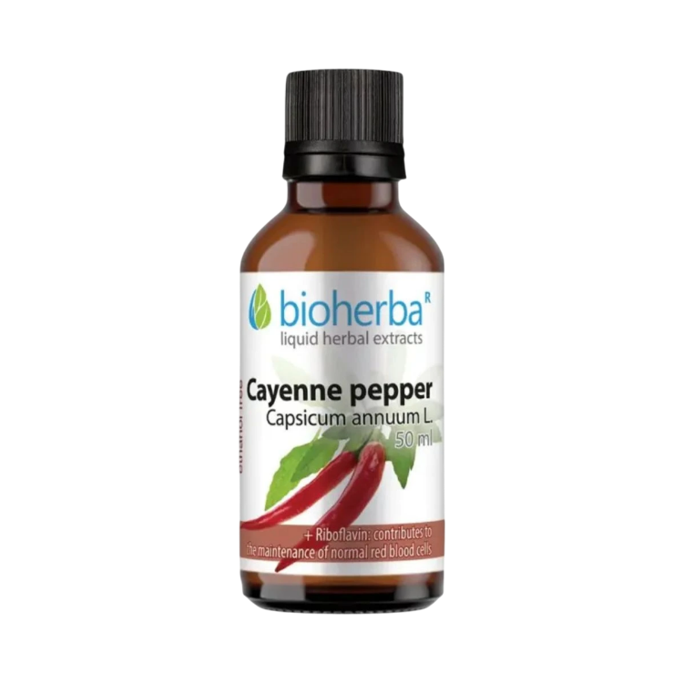 Kép Bioherba paprika tinktúra cseppek – 50 ml