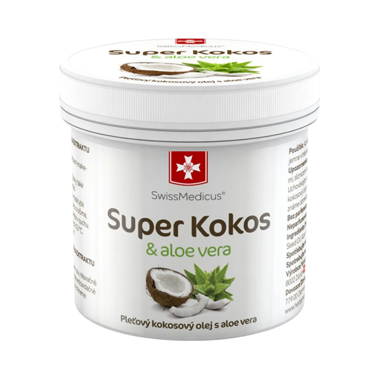 Kép Super kokos & aloe vera arcápoló olaj - 150 ml - SwissMedicus