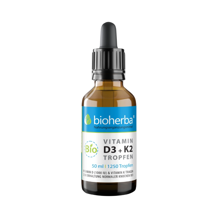 Kép Bioherba D3 + K2-vitamin BIO cseppek – 50 ml