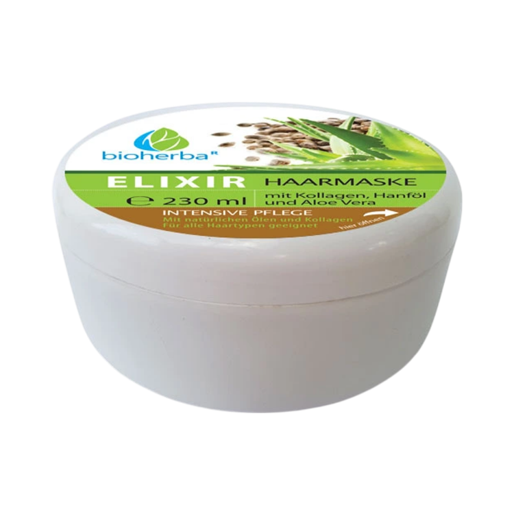 Kép Bioherba Elixír hajmaszk kollagénnel, aloe verával és kenderolajjal - 230 ml