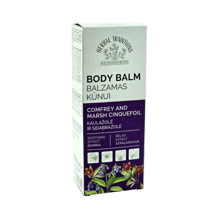 Kép Testbalzsam fekete nadálytővel és mocsári vérfűvel – 75 ml – Herbal Traditions