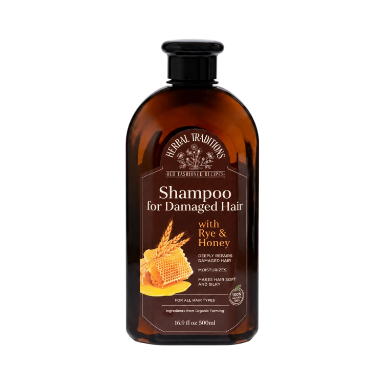 Kép Sampon sérült hajra rozzsal és mézzel – 500 ml – Herbal Traditions
