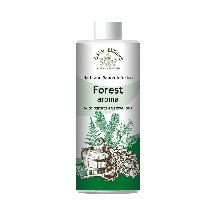 Kép Erdei aroma fürdőhöz, szaunához és gőzfürdőhöz – 500 ml – Herbal Traditions
