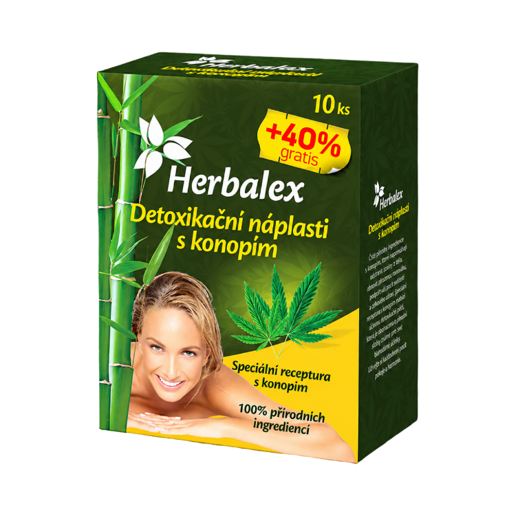 Kép Herbalex kendertartalmú detox tapasz – 14 db