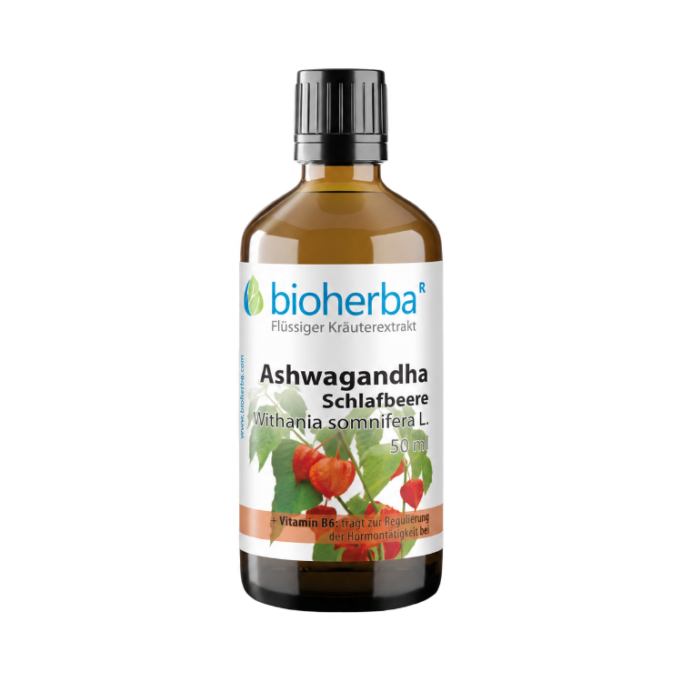 Kép Ashwagandha cseppek – tinktúra – 50 ml – Bioherba