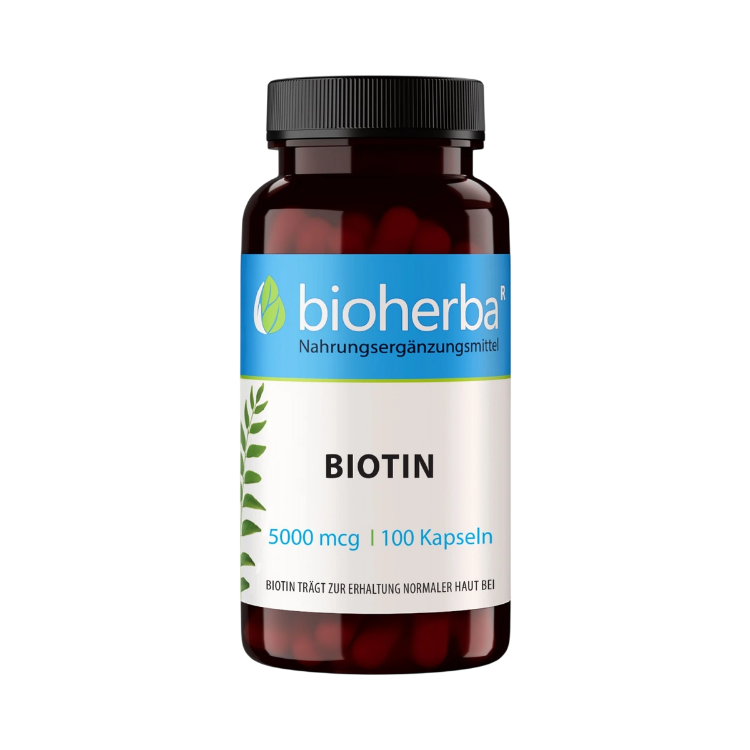 Kép Biotin 5000 mcg – 100 kapszula – Bioherba