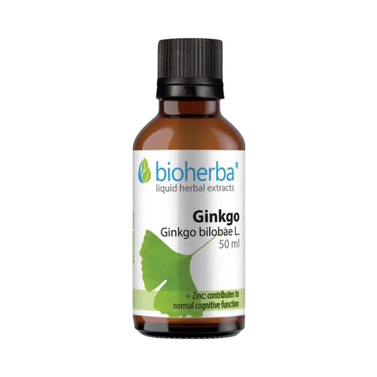Kép Ginkgo biloba cseppek – tinktúra – 50 ml – Bioherba