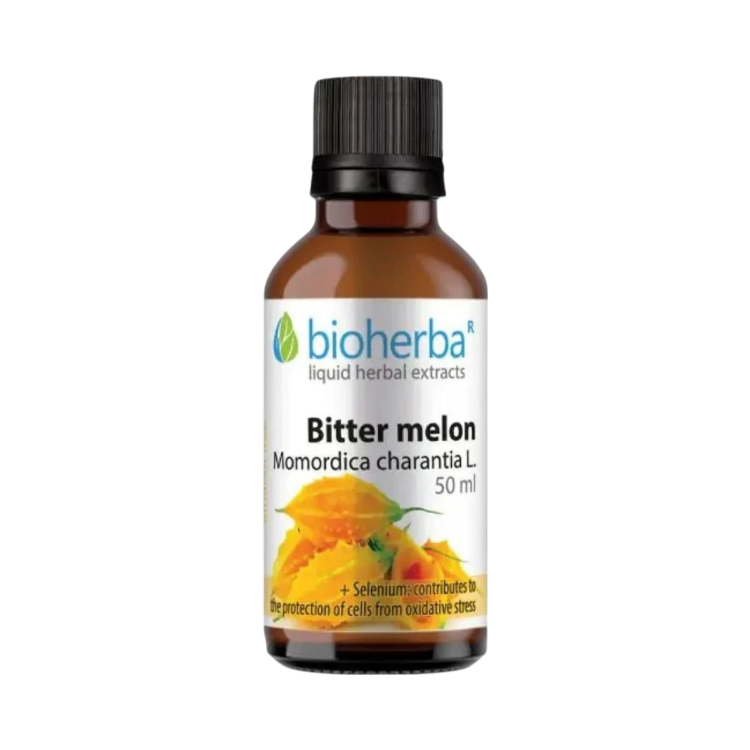Kép Keserű dinnye (Momordica charantia) cseppek – tinktúra – 50 ml – Bioherba