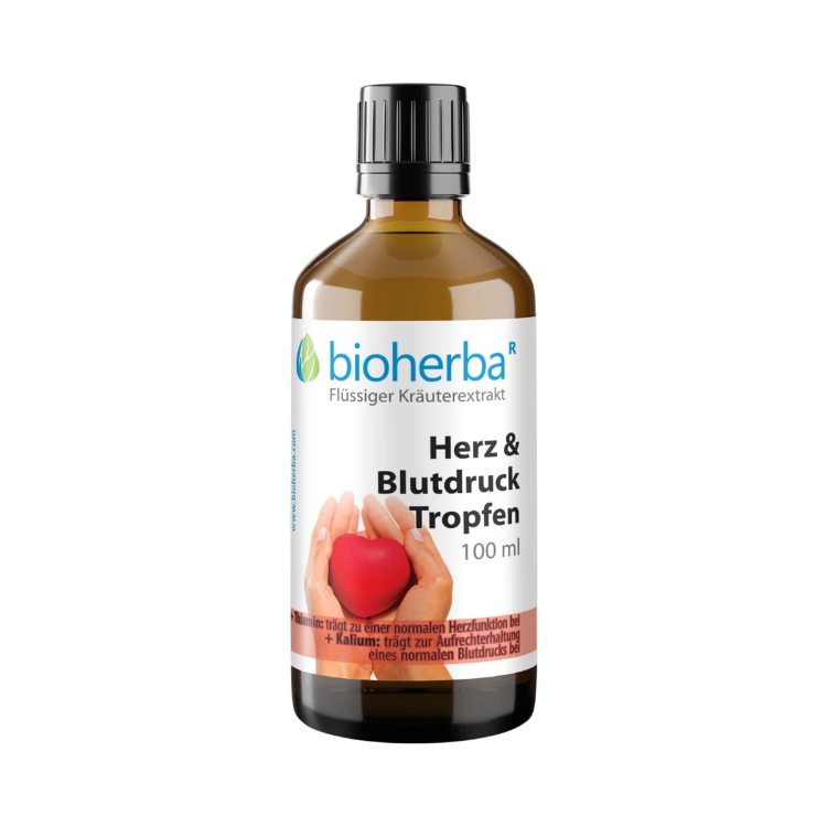 Kép Bioherba Szív- és vérnyomást támogató cseppek – tinktúra – 100 ml