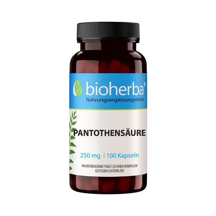 Kép Pantoténsav 250 mg – 100 kapszula – Bioherba