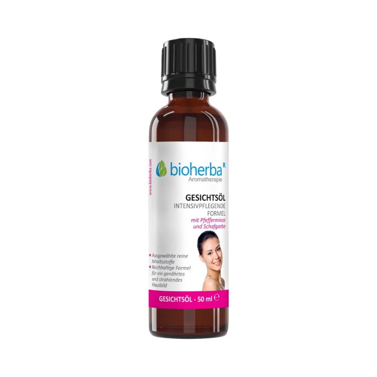 Kép Bioherba arcápoló olaj mentával és cickafarkkal – 50 ml