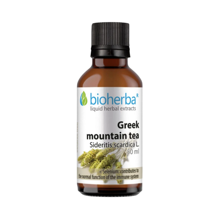 Kép Görög hegyi tea (sármányvirág) cseppek – tinktúra – 50 ml – Bioherba