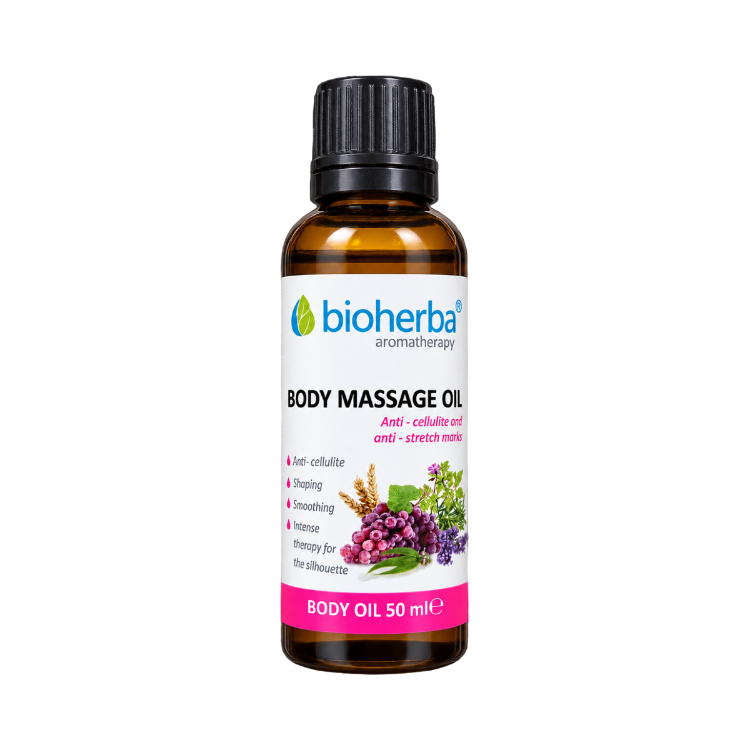 Kép Testmasszázsolaj narancsbőr és striák ápolására – 50 ml – Bioherba