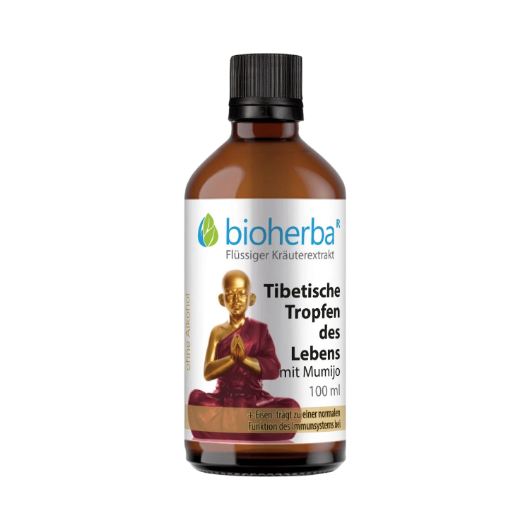 Kép Bioherba Tibeti életcseppek mumióval – tinktúra – 100 ml