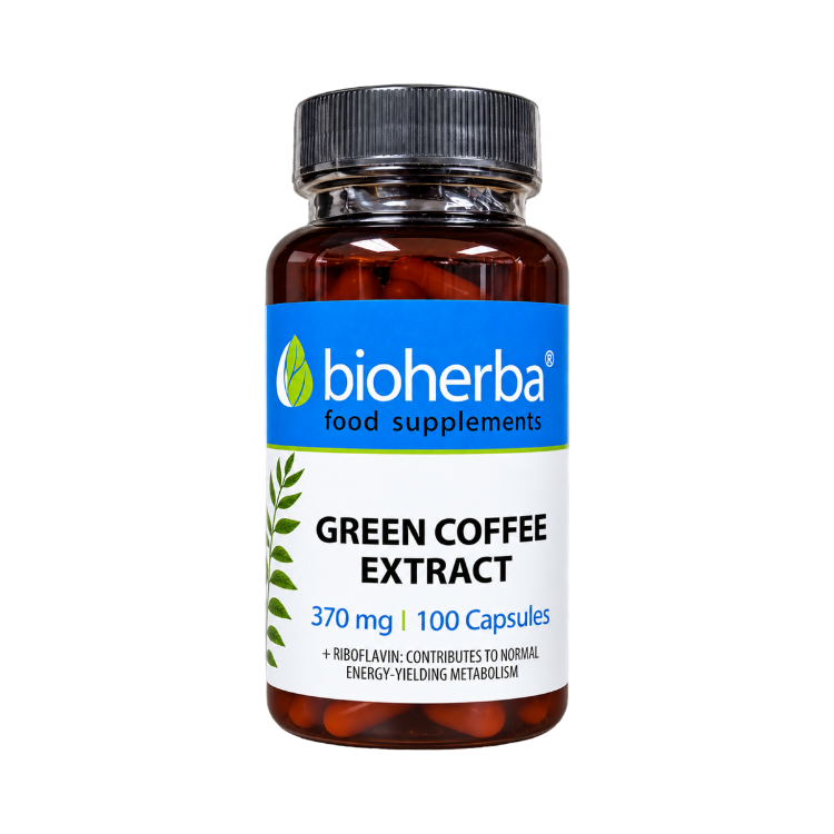 Kép Zöldkávé-kivonat 370 mg – 100 kapszula – Bioherba