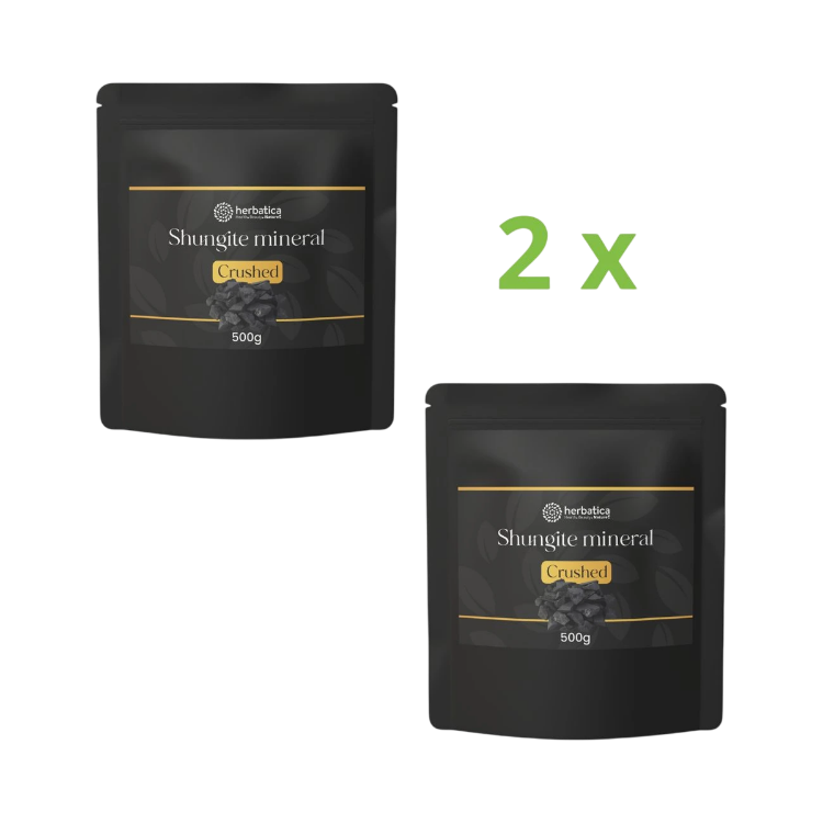 Kép Kedvezményes szett: 2 x Sungit ásványzúzalék – természetes vízszűrő, 500 g – Herbatica